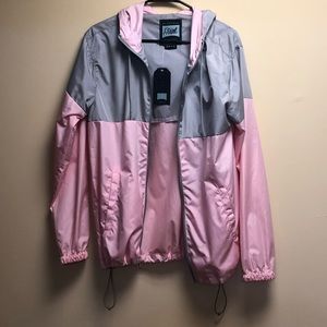 baby pink windbreaker